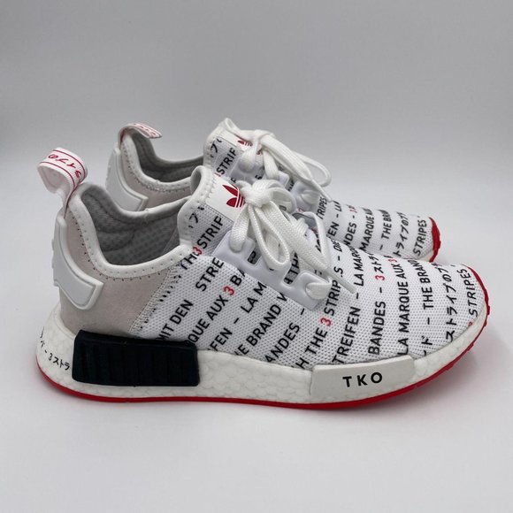 nmd red shoes